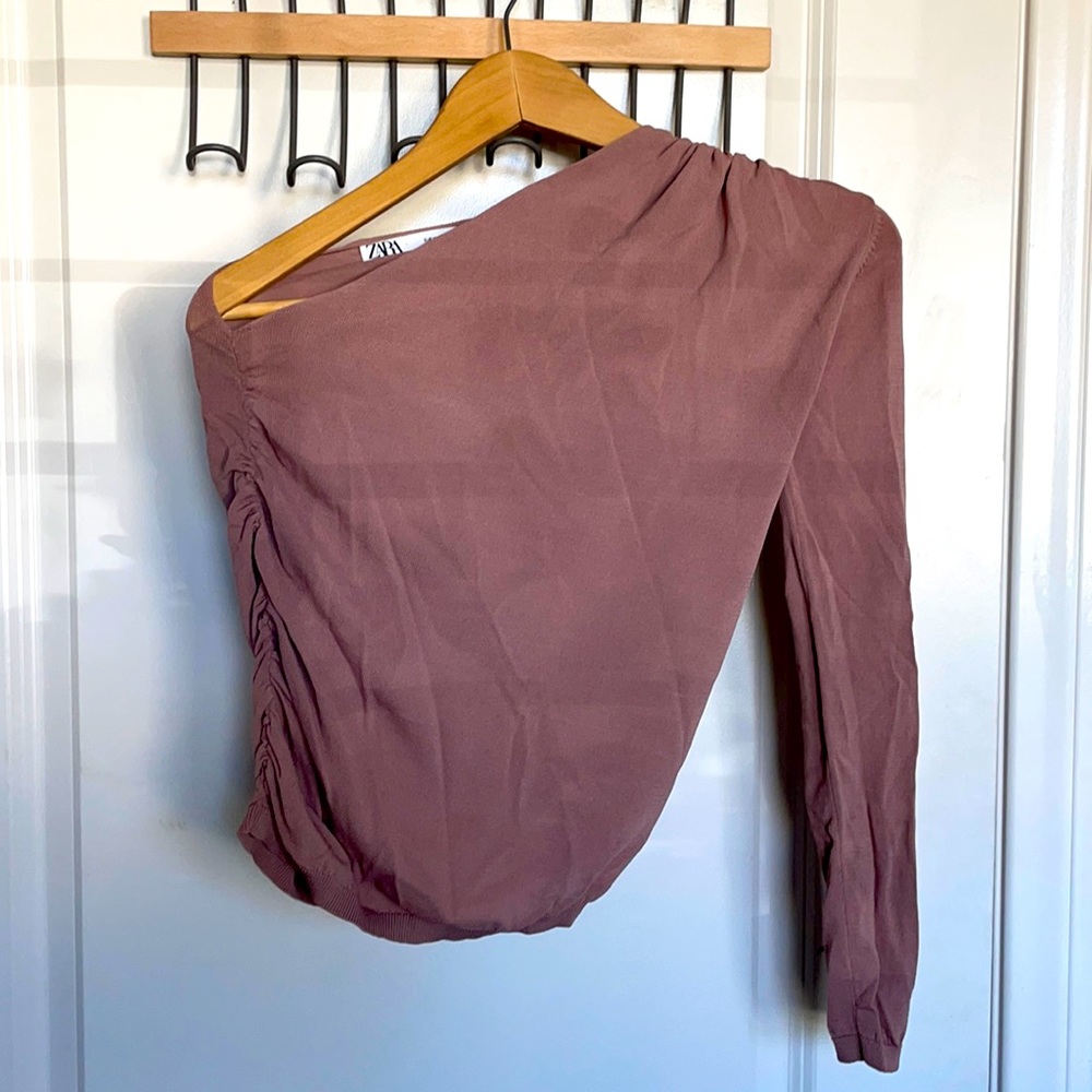 Zara one shoulder top